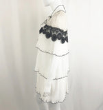 Self Portrait Lace And Pleat Dress Size S