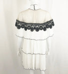 Self Portrait Lace And Pleat Dress Size S