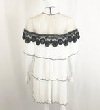Self Portrait Lace And Pleat Dress Size S
