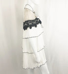 Self Portrait Lace And Pleat Dress Size S