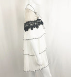 Self Portrait Lace And Pleat Dress Size S