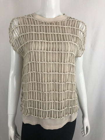 Brunello Cucinelli Caged Top Size S