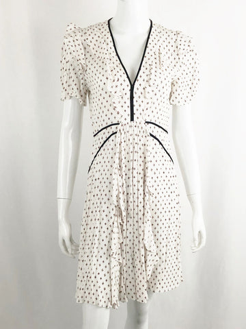 Ruffle Trim Dress Size 2