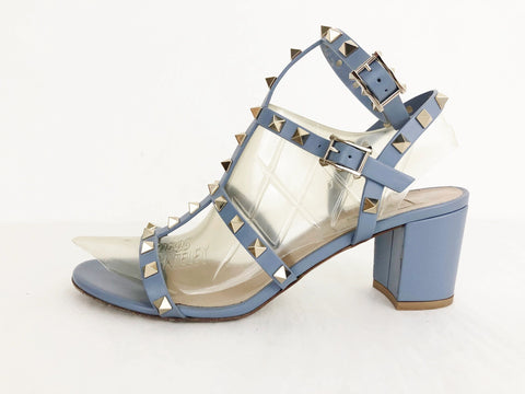 Valentino Rockstud Gladiator Sandal Size 39 It (9 Us)