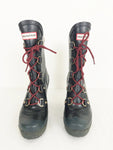 Lace-Up Rubber Boots Size 7