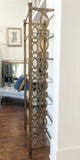 Metal And Glass Etagere