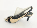 Salvatore Ferragamo Raffia Slingback Size 38 It (8 Us)