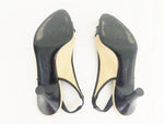 Salvatore Ferragamo Raffia Slingback Size 38 It (8 Us)