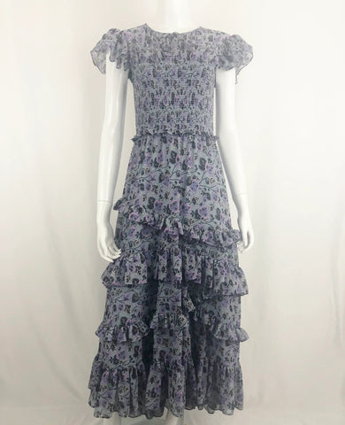 NEW Cinq A Sept Floral Midi Dress Size 2