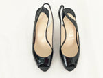 Christian Louboutin Patent Slingback Size 39 It (9 Us)