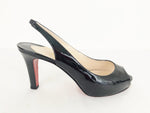 Christian Louboutin Patent Slingback Size 39 It (9 Us)