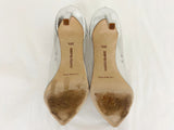 Manolo Blahnik Pvc Crystal Pumps Size 38.5 It (8.5 Us)