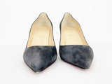 Christian Louboutin Grey Suede Pumps Size 39 It (9 Us)