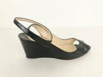 Christian Louboutin Patent Wedge Sandal Size 40 It (10 Us)