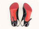 Christian Louboutin Patent Bow Slingback Size 40 It (10 Us)