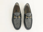NEW Men's Gucci Horsebit Tweed & Leather Loafer Size 11