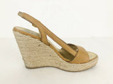 Prada Jute Wedge Size 37 It (7 Us)