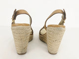 Prada Jute Wedge Size 37 It (7 Us)