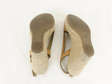 Prada Jute Wedge Size 37 It (7 Us)