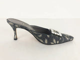 Manolo Blahnik Crystal Embellished Mule Size 38 It (8 Us)