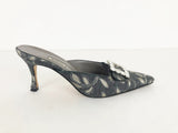 Manolo Blahnik Crystal Embellished Mule Size 38 It (8 Us)