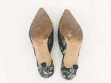 Manolo Blahnik Crystal Embellished Mule Size 38 It (8 Us)