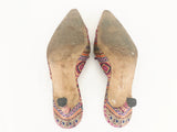 Manolo Blahnik Patterned Mule Size 36 It (6 Us)