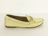 Salvatore Ferragamo Yellow Leather Loafer Size 38 It (8 Us)