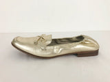Salvatore Ferragamo Gold Leather Loafer Size 8