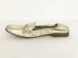 Salvatore Ferragamo Gold Leather Loafer Size 8