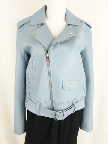 NEW Theory Leather Moto Jacket Size Small