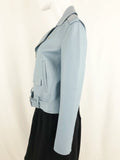 NEW Theory Leather Moto Jacket Size Small