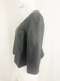 Iris Setlakwe Cropped Leather Jacket Size 14