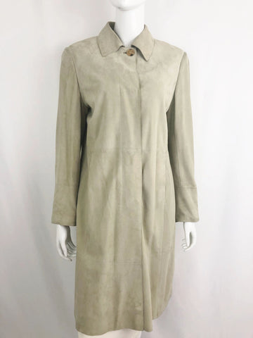 Akris Suede Coat Size 10