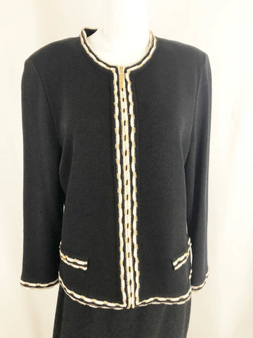 St. John Zip Front Jacket Size 10