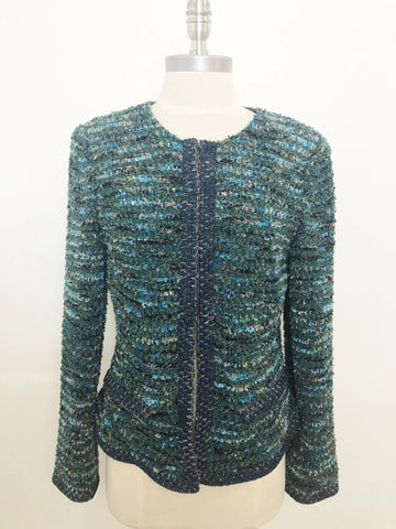 St. John Couture Boucle Jacket Size 8