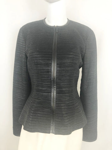 Ralph Lauren Black Label Leather Jacket Size 6