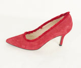 Jon Josef Suede Fringe Pumps Size 7.5