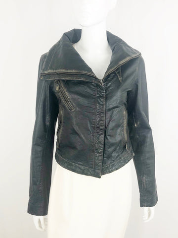 Andrew Marc Leather Jacket Size M