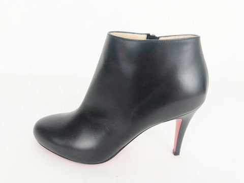 Christian Louboutin Black Bootie Size 37 It (7 Us)