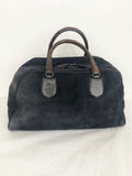 Bottega Veneta Suede Intrecciato Handle Bag