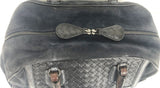 Bottega Veneta Suede Intrecciato Handle Bag