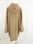Max Mara Virgin Wool Coat W/Hood Size 14
