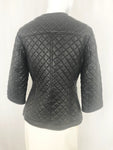 Neiman Marcus Exclusive Quilted Leather Jacket Size S