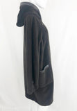 Max Mara Alpaca With Leather Trim Coat Size 14