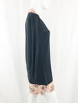 Valentino Knit Dress W/Silk Underlay Size XS