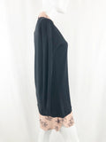 Valentino Knit Dress W/Silk Underlay Size XS