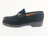Gucci Suede Horse-Bit Loafer Size 9