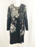 Escada Embellished Wool Coat Size Large