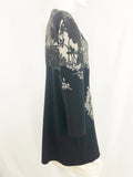 Escada Embellished Wool Coat Size Large